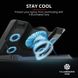 Подставка для ноутбука Trust GXT 1125 Quno (17.3") BLUE LED Black 5 - магазин Coolbaba Toys