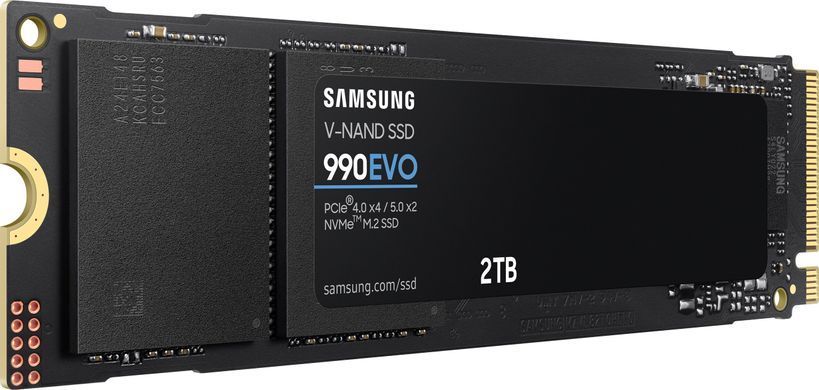 Samsung Накопитель SSD M.2 2TB PCIe 4.0 990EVO MZ-V9E2T0BW фото