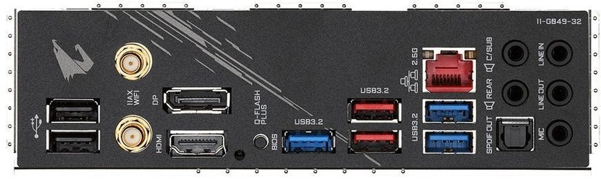 Gigabyte Материнська плата B550 AORUS ELITE AX V2 sAM4 B550 4xDDR4 M.2 HDMI DP ATX B550_AORUS_ELITE_AX_V2 фото