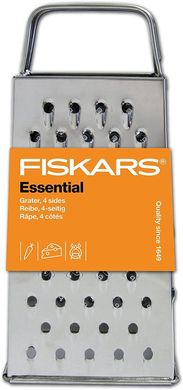 Терка 4-х сторонняя Fiskars Essential, нерж. сталь 1023798 фото