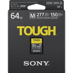 Карта пам'яті Sony 64GB SDXC C10 UHS-II U3 V60 R277/W150MB/s Tough - купити в інтернет-магазині Coolbaba Toys