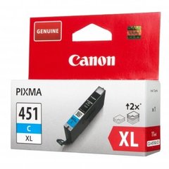 Картридж Canon CLI-451C XL (Cyan) Pixma MG5440/MG6340 6473B001 фото