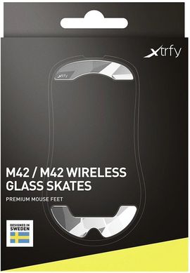 Скляні глайди для миші Xtrfy M42/M42 WL Litus White SK-GL-M42-WHITE фото