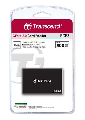 Кардридер Transcend USB 3.0 CFast Black TS-RDF2 фото