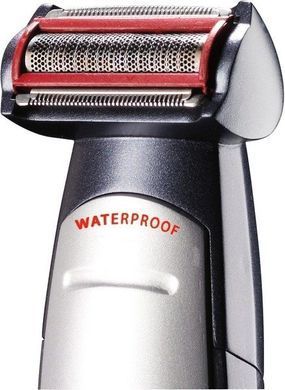 BaByliss Набор для стрижки Babyliss для головы, усов, бороды,носа и тела, сеть+акум., насадок-10, серебристый E837E фото