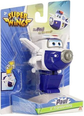 Super Wings Super Wings Transformer Toy Transforming Paul, 10cm EU780624 фото