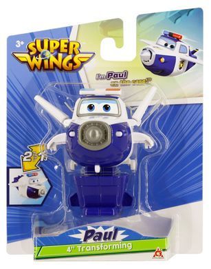 Super Wings Super Wings Transformer Toy Transforming Paul, 10cm EU780624 фото