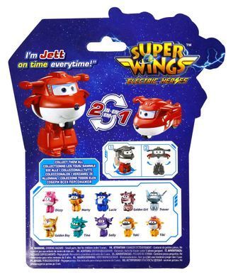 Super Wings Ігрова фігурка-трансформер Super Wings Transform-a-Bots Джетт (Jett) EU780010 фото