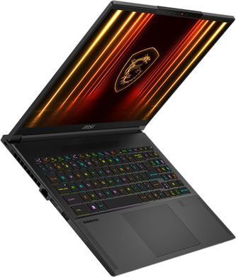 MSI Ноутбук MSI Stealth A16 AI+ A3XWIG-068UA 16" QHD+, AMD AI 9 HX 370, 32GB, F1TB, NVD5080-16, W11, чорний 9S7-15FL35-068 фото