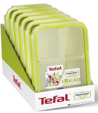 Контейнер з вставками Tefal MASTERSEAL TO GO 1.2 л, пластик K3100412 фото
