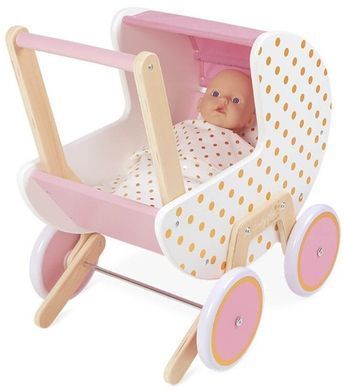 Janod Коляска Candy Chic для кукол J05886 фото