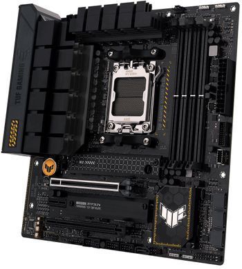 ASUS Материнcкая платаTUF GAMING B650M-PLUS WIFI sAM5 B650 4xDDR5 M.2 HDMI DP WiFi BT mATX 90MB1BF0-M0EAY0 фото