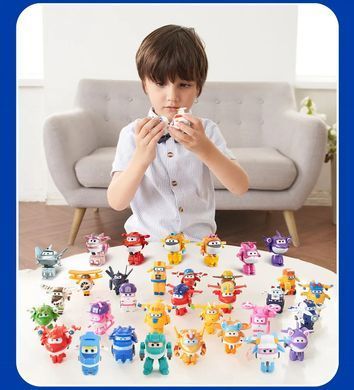 Super Wings Ігрова фігурка-трансформер Super Wings Transform-a-Bots Джетт (Jett) EU780010 фото