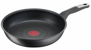 Сковорода Tefal Unlimited, 26см, покрытие Titanium Extra, индукция, Thermo-Spot, алюм., чёрный G2550572 фото
