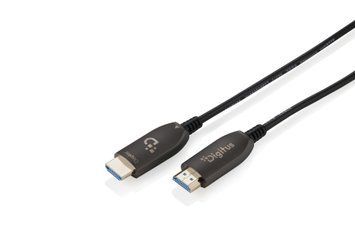 Digitus Кабель DIGITUS HDMI UHD 8K, AOC hybrid-fiber, type A M/M, 60м, чорний AK-330126-600-S фото