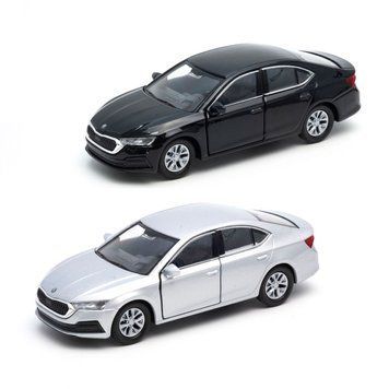 Автомодель - SKODA OCTAVIA (черный, серебристый) 250389W фото
