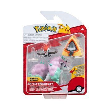 Набір ігрових фігурок POKEMON W17 - СНОРАНТ, ПІКІПЕК, ПОНІТА PKW3053 фото