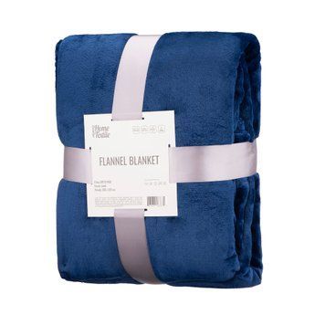 ARDESTO Плед Flannel, 200x220 см, 100% поліестер, синій