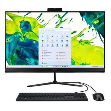 Acer Комп'ютер персональний моноблок Acer Aspire C27-2G 27" FHD, Intel 5-120U, 16GB, F512GB, UMA, WiFi, кл+м, Lin, чорний DQ.BRSME.001 фото