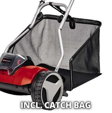 Einhell Газонокосилка аккум ручная GE-HM 18/38 Li - Solo, 18В, PXC, 38 см, 45 л, 14-38 мм 3414200 фото