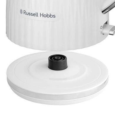 Russell Hobbs Электрочайник Eden, 1.7л, нержавеющая сталь, пластик, белый 27360-70 фото
