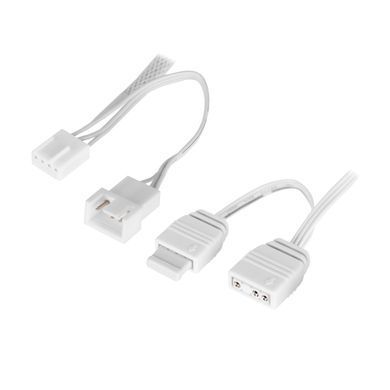 2E Gaming Комплект вентиляторов 2E GAMING Air Cool ACF120MB-ARGB, 3x120мм, 2000rpm, 4pin PWM +5VARGB, 20.5dBa, белый 2E-ACF120MW-ARGB фото