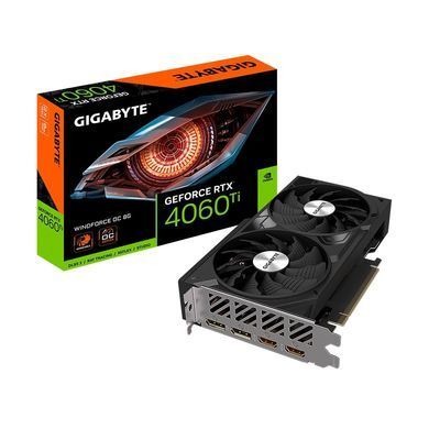 Gigabyte Відеокарта GeForce RTX 4060 Ti 8GB GDDR6 WINDFORCE OC GV-N406TWF2OC-8GD фото