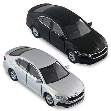 Автомодель - SKODA OCTAVIA (чорний, сріблястий) 250389W фото