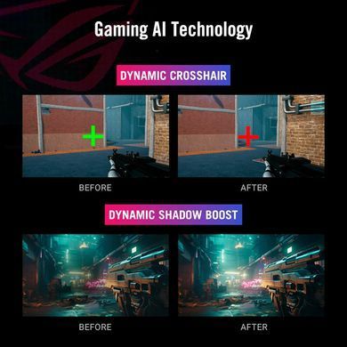 ASUS Монітор Asus 26.5" ROG Strix 5K XG27JCG 2xHDMI, DP, USB-C, 3xUSB, IPS, 5120x2880, 180Hz, 0.03ms, DCI-P3 97%, FreeSync, Pivot, HDR600 90LM0CE0-B01371 фото