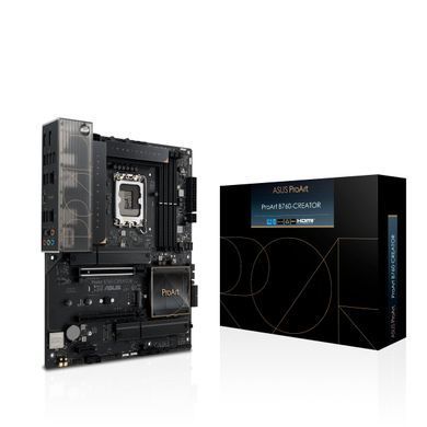 ASUS Материнcкая плата PROART B760-CREATOR s1700 B760 4xDDR5 M.2 HDMI DP ATX 90MB1F20-M1EAY0 фото
