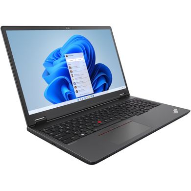 Lenovo Ноутбук ThinkPad P16v-G1 16" WUXGA IPS AG, Intel i7-13700H, 32GB, F1TB, UMA, DOS, чорний 21FDS2JT00 фото