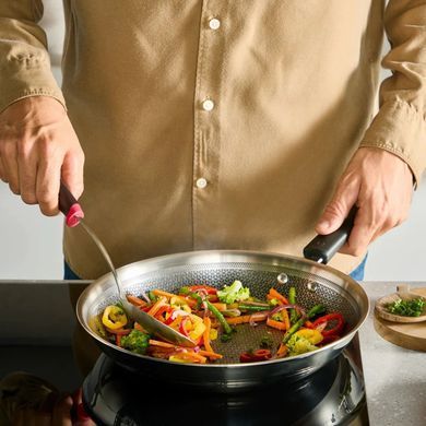 Tefal Tefal Frying Pan, Emotion+ Power, 24cm, stainless steel, aluminum core, chrome steel, bakelite E3410455 фото