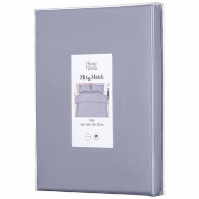 ARDESTO Підковдра Mix&Match, 160х220см, 100% бавовна, сатин, туман