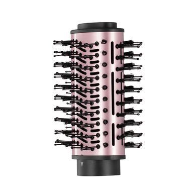 ARDESTO Фен-щітка Brush Pink Touch, 1200Вт, 2 темп. режими, LED-дісплей, функція іонізації , 4 насадки, сірий+ рожевий HD-CR300PT фото