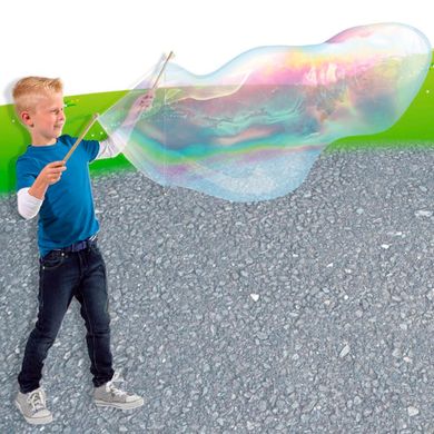 Набір для створення гігантських мильних бульбашок - МЕГАБУЛЬБАШКИ XXL (мильний розчин, інструменти) 02252S фото