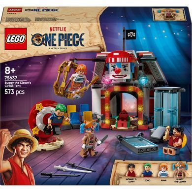 LEGO Конструктор LEGO ONE PIECE Цирковий намет клоуна Баґґі 75637- фото