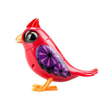Інтерактивна пташка DIGIBIRDS II - ЧЕРВОНИЙ КАРДИНАЛ (50 мелодій, кліпса) 88603 фото