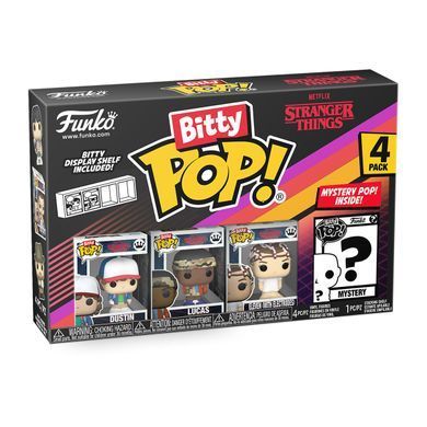 Набор игровых фигурок BITTY POP! cерии "Очень странные дела" - ДАСТИН (4 фигурки в асс.) 83662 фото