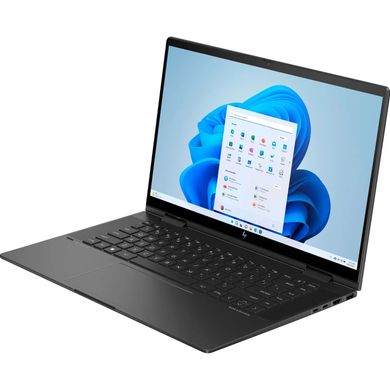 HP Ноутбук ENVY x360 15-fh0000ua 15.6" FHD OLED Touch, AMD R7-7730U, 16GB, F1024GB, UMA, Win11, чорний 826N9EA фото