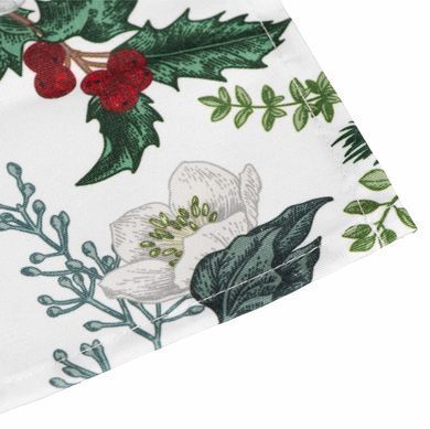ARDESTO Ранер Happy Holidays 40х140см, 90% поліестер, 10% бавовна, зелений гостролист