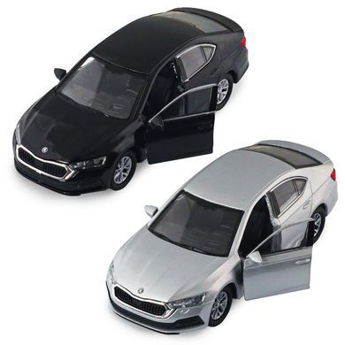 Автомодель - SKODA OCTAVIA (чорний, сріблястий) 250389W фото