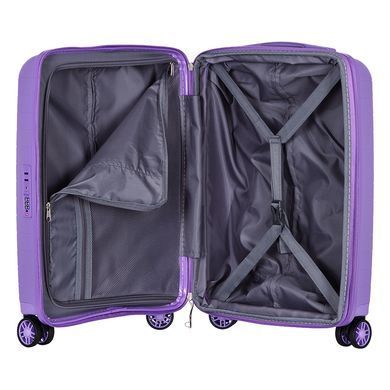 2E Валіза, Aero, поліпропілен, мала, 35/44 л, TSA, 4 колеса, EXP, лавандовий 2E-SPP-AERO-S-LV фото