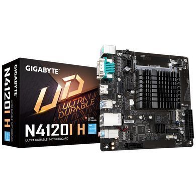 Gigabyte Материнская плата N4120I H Intel Celeron 2.6 GHz 2xDDR4 M.2 HDMI D-Sub mITX N4120I_H фото