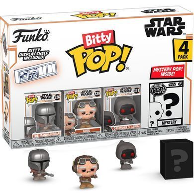 Funko Фигурка Funko POP (Bitty): Mandalorian - Mandalorian 4pk 889698754521 фото