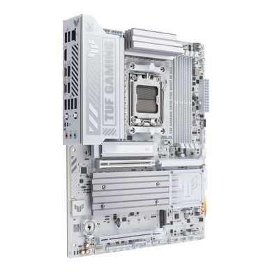 ASUS Материнcкая плата TUF GAMING X870-PRO WIFI7 W NEO sAM5 X870 4xDDR5 M.2 HDMI USB Type-C Wi-Fi BT ATX белый 90MB1NY0-M0EAY0 фото