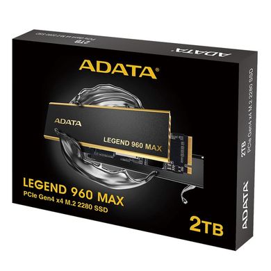 ADATA Накопичувач SSD M.2 2TB PCIe 4.0 LEGEND 960 MAX ALEG-960M-2TCS фото