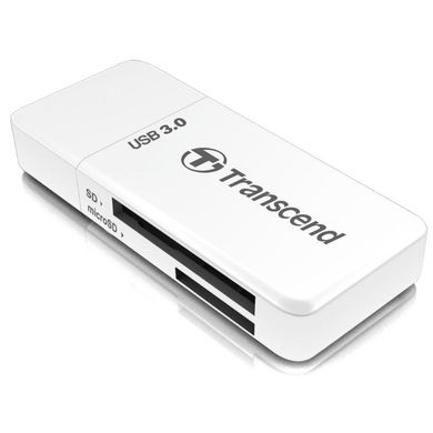 Кардридер Transcend USB 3.1 Gen 1 microSD/SD White TS-RDF5W фото