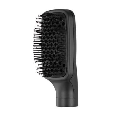 ARDESTO Фен-щітка Brush Pink Touch, 1200Вт, 2 темп. режими, LED-дісплей, функція іонізації , 4 насадки, сірий+ рожевий HD-CR300PT фото