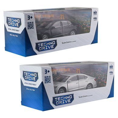 Автомодель - SKODA OCTAVIA (чорний, сріблястий) 250389W фото