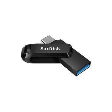 SanDisk Накопичувач 512GB USB 3.1 Type-A + Type-C Ultra Dual Drive Go Чорний SDDDC3-512G-G46 фото